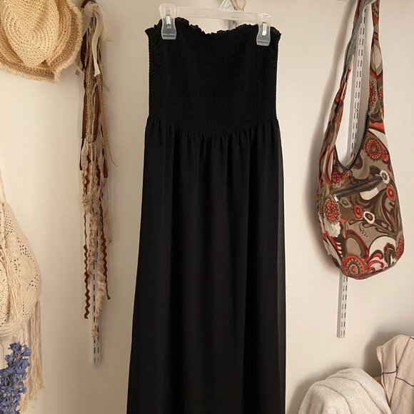 Smocked Chiffon Bridesmaid Dress - Picture 3 of 8